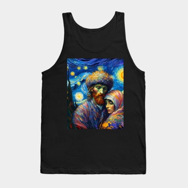Joseph and mary in starry might Tank Top by FUN GOGH